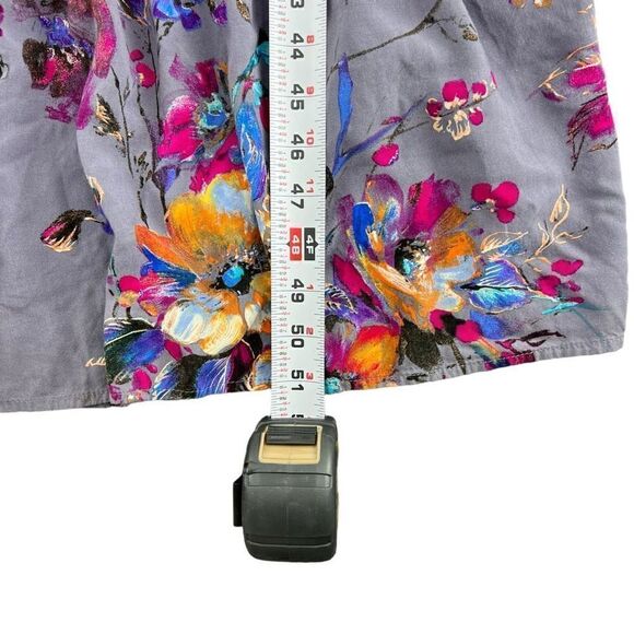 Umgee Women’s‎ Small Floral Ruffle Crochet Off Shoulder Long Maxi Dress Boho - Picture 8 of 9